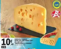 E.Leclerc Label rouge - emmental français grand cru igp offre