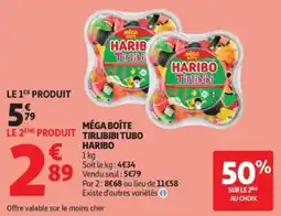 Auchan HARIBO MÉGA BOÎTE TIRLIBIBI TUBO offre