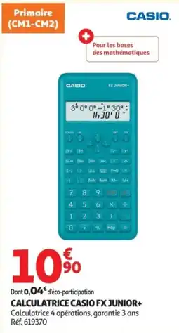 Auchan CASIO CALCULATRICE FX JUNIOR+ offre