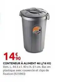 Rural Master Dim - conteneur à aliment 46 l/16 kg offre