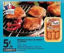 E.Leclerc Le gaulois - morceaux de poulet au paprika offre
