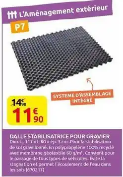 Rural Master Dim - dalle stabilisatrice pour gravier offre