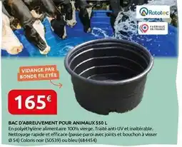 Rural Master Bac d'abreuvement pour animaux 550 l offre
