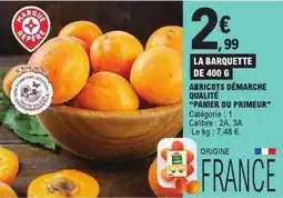 E.Leclerc Express Abrigots démarche qualité panier du primeur offre