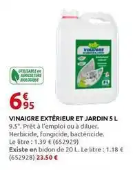 Rural Master Vinaigre extérieur et jardin offre