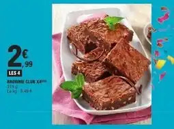 E.Leclerc Brownie club x4 offre