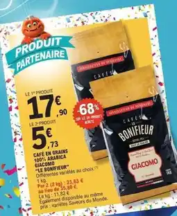 E.Leclerc Express Cafe en grains 100% arabica offre
