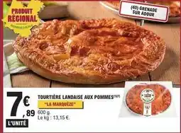 E.Leclerc Express Tourtiere landaise aux pommes offre