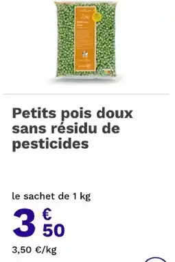 Picard BioBouquet Petits pois doux offre