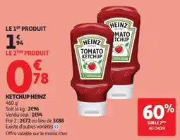 Auchan HEINZ KETCHUP offre