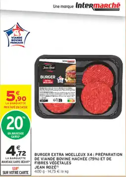 Intermarché Contact Jean Rozé Burger offre