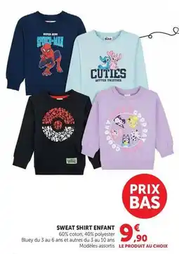Hyper U Hero - sweat shirt enfant offre