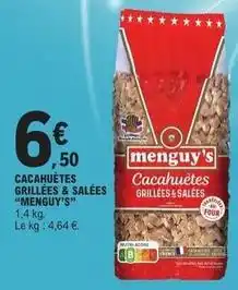 E.Leclerc Express Menguy's - cacahuètes grillées & salees offre