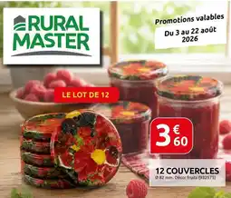 Rural Master 12 couvercles offre