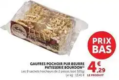 Hyper U Bourdon - gaufres pochoir pur beurre offre