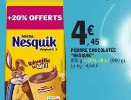 E.Leclerc Express Nestlé - poudre chocolatee offre