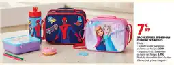 Auchan SAC DÉJEUNER SPIDERMAN OU REINE DES NEIGES offre