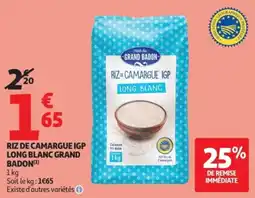 Auchan GRAND BADON RIZ DE CAMARGUE IGP offre