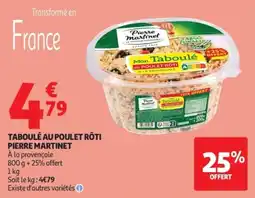 Auchan Pierre Martinet Taboulé offre