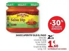 U Express Old el paso - sauce aperitif offre