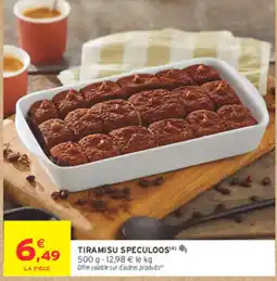 Intermarché Contact TIRAMISU SPECULOOS offre