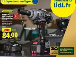 Lidl Parkside - performance visques à chocs sans fil offre