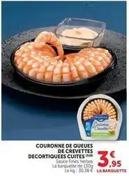 U Express Couronne de queues de crevettes decortiquees cuites offre