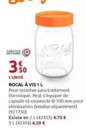 Rural Master Bocal à vis 1 l offre