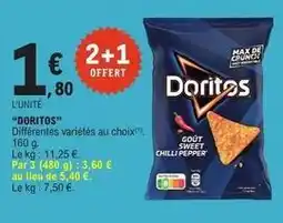E.Leclerc Express Doritos - différentes variétés au choix offre