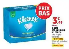 U Express Kleenex - boite mouchoirs offre