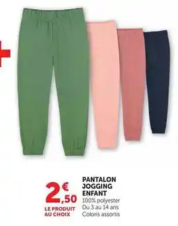 Hyper U Pantalon jogging offre