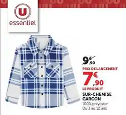 Hyper U U - sur-chemise garcon offre