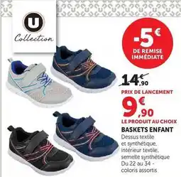 Hyper U U - baskets enfant offre