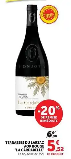 U Express Fonjoya - terrasses du larzac aop rouge offre