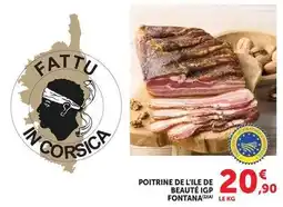 Super U Corsica - poitrine de l'île de beauté igp offre