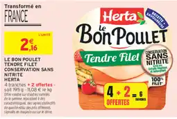Intermarché Contact Herta Le Bon Poulet offre