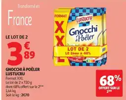 Auchan LUSTUCRU Gnocchi à Poêler offre