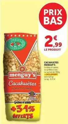 U Express Menguy's - cacahuètes offre