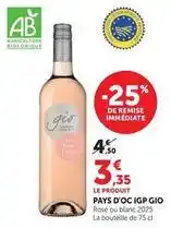 U Express Gio - pays d'oc igp offre