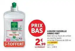 U Express L'arbre vert - liquide vaisselle offre