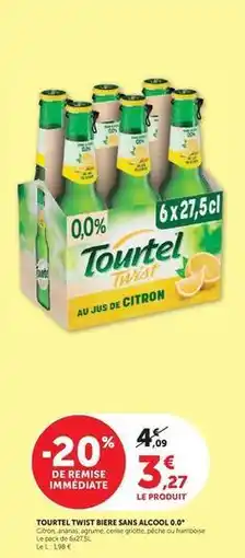 U Express Tourtel twist - brine sans alcool offre