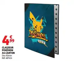 Auchan POKÉMON CLASSEUR offre