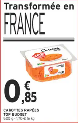 Intermarché Contact Top budget carottes rapées offre