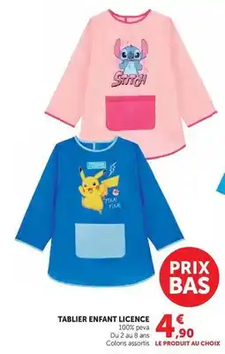 Hyper U Stitch - tablier enfant offre