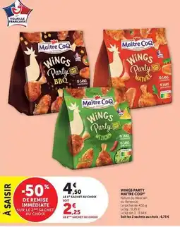 U Express Maître coq - wings party offre