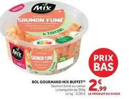 Hyper U Mixa bebé - bol gourmand buffet offre