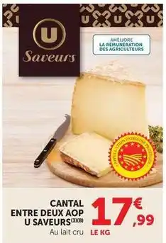 Super U U - cantal entre deux aop offre