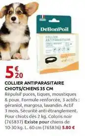 Rural Master Collier antiparasitaire chiots/chiens 35 cm offre