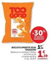 U Express Good - biscuits aperitif soja offre
