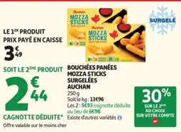 Auchan Auchan MOZZA STICKS offre